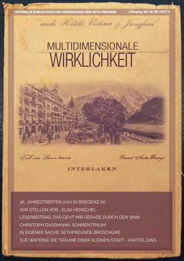 Vorschau: Multidimensionale Wirklichkeit 2017 | 2