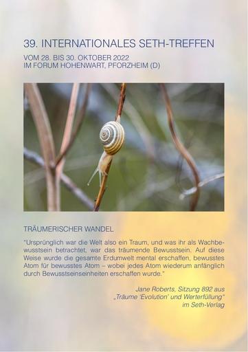Einladung zum 39. SETH-Treffen 2022 im Hohenwart Forum Webversion