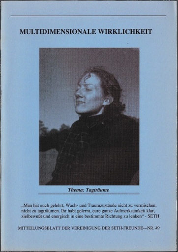 Multidimensionale Wirklichkeit Nr49 September 2000
