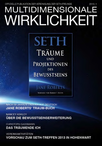 Vorschau: Multidimensionale Wirklichkeit 2013 | 1