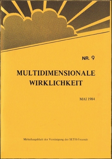 Multidimensionale Wirklichkeit Nr09 Mai 1984